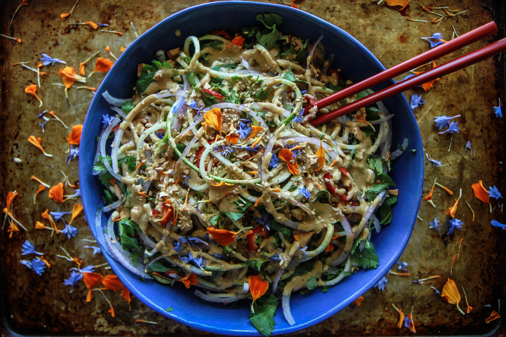 Soba and Zucchini Noodle Salad