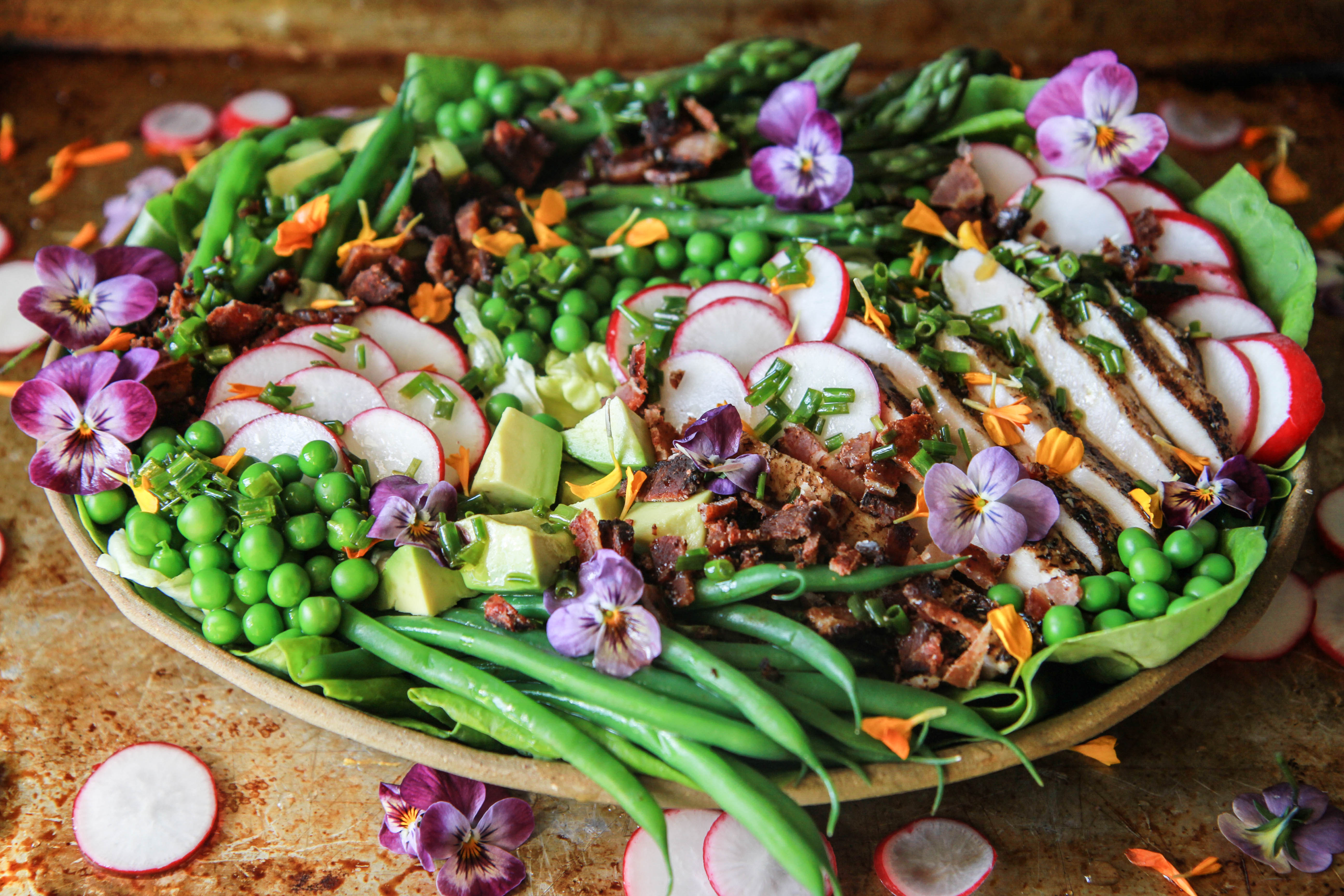 Sesame Honey Snap Pea Salad - Heather Christo