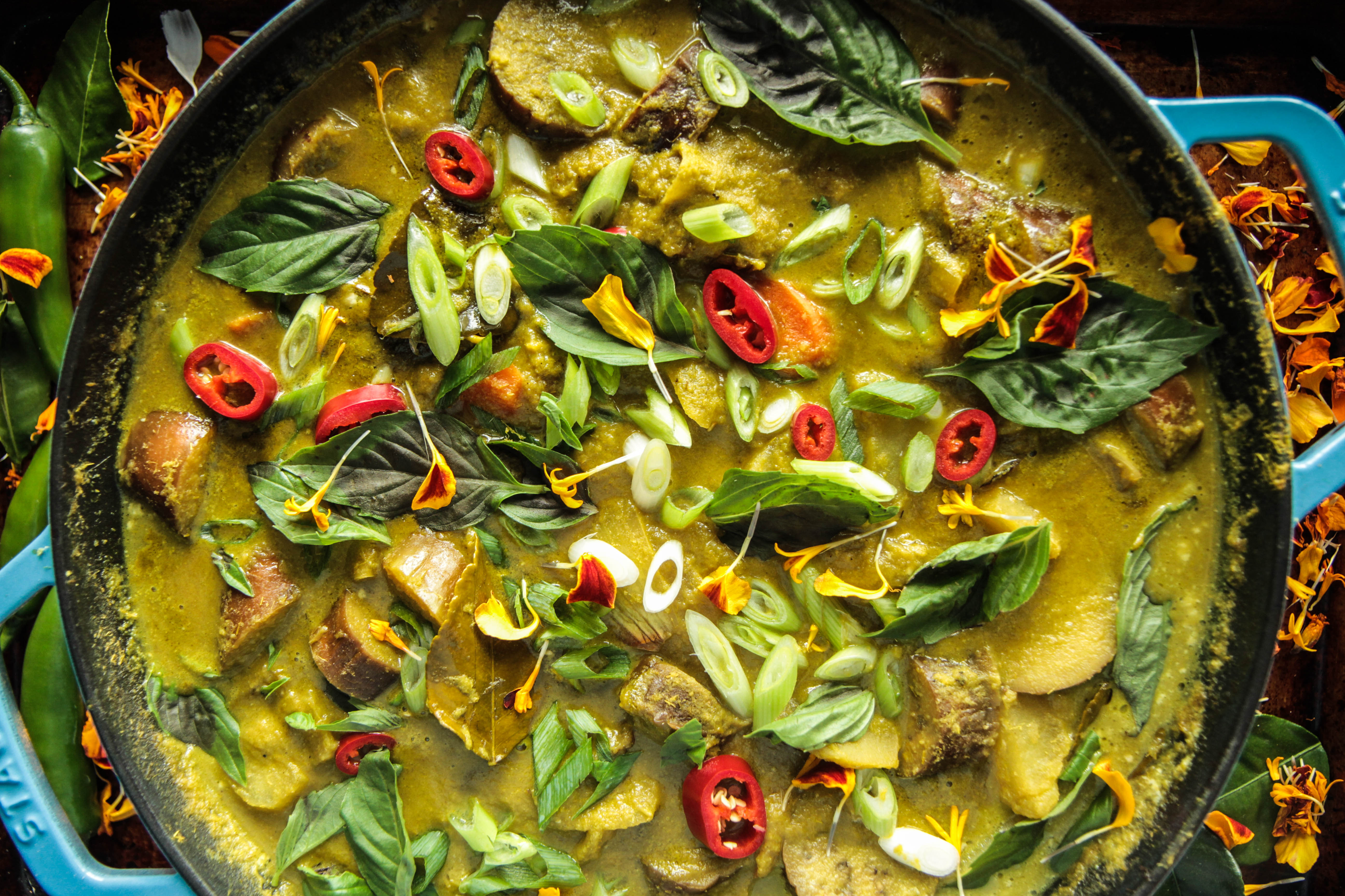 Green Thai Curry with Vegetables